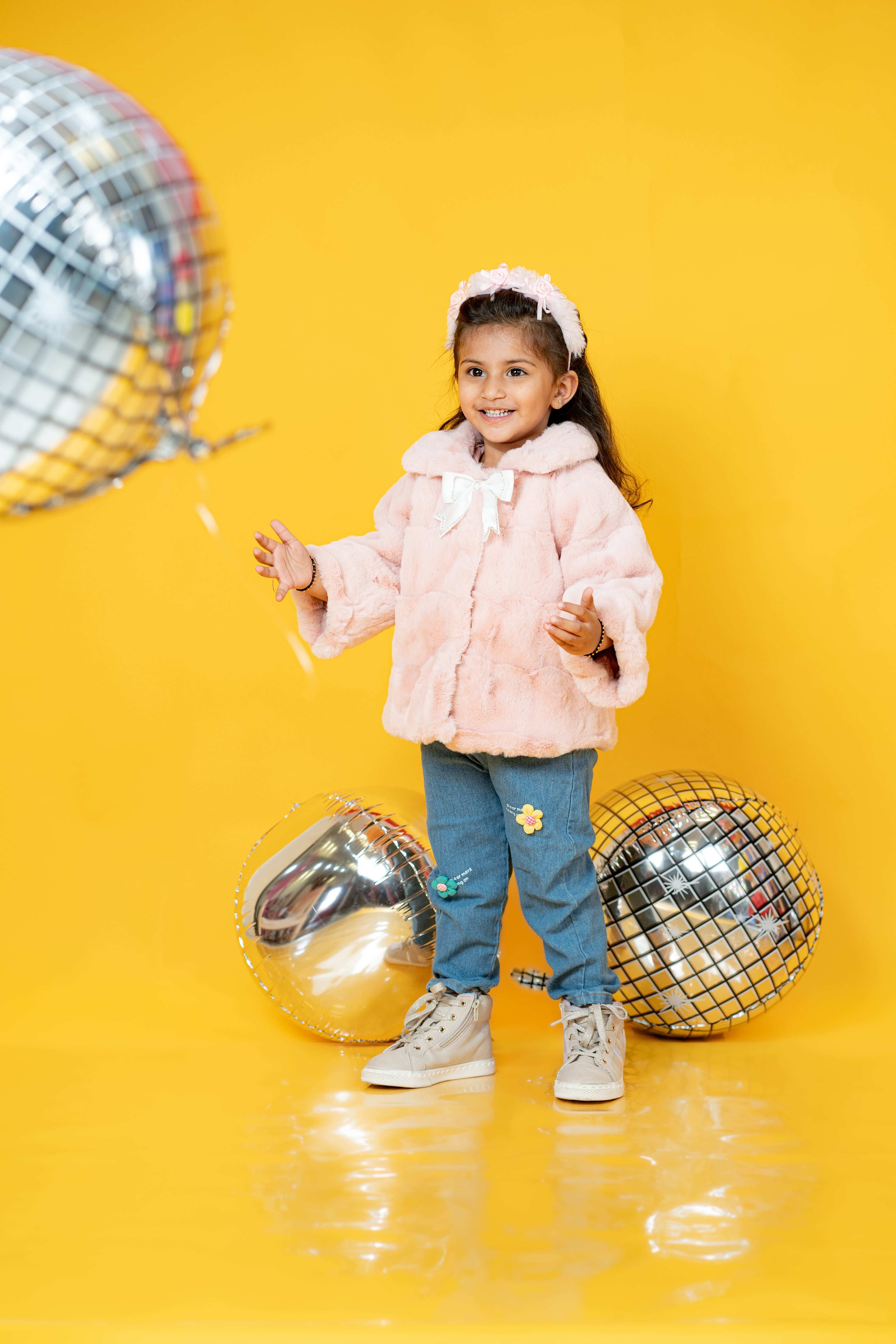 GIRL'S FAUX FUR JACKET - Tutu Tata